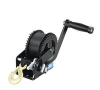 Heavy-Duty Manual Hand Winch 5000 lbs Capacity Durable Polyester Strap for Boat Trailers ATV UTV SUV Essential Outdoor Gear for Towing and Recovery