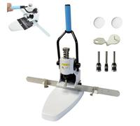 Heavy Duty Manual Hole Punch for 300 Sheets, Adjustable Paper Stop, Ergonomic Handle for Scrapbooking, Crafts, and Office Use