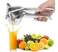 [Heavy Duty] Manual Juicer 18-8 Stainless Steel - Professional Lemon Squeezer & Fruit Press - 304 Food-Grade, Acid Resistant - Suitable for Pomegranates, Oranges, Apples & Sugar Cane