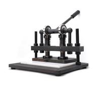 Heavy Duty Manual Leather Cutting & Embossing Machine - 26x16cm Press for Leather, Fabric, Foam PVC, EVA, Plastic & Rubber