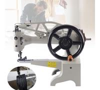 Heavy Duty Manual Leather Sewing Machine for Shoe Repair, Boot Stitching, and DIY Projects with Single Needle Hand Crank Design