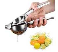 Heavy Duty Manual Lemon Squeezer, Food Grade Zinc Alloy Citrus Juicer | Ergonomic Manual Juicer Hand Citrus Fruit Press, Large 7cm Bowl with Ergonomic Handle, Easy Clean for Lemon & Lime