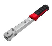Heavy Duty Manual Nail Gun, Alloy Body Staple Shooter with Anti-Slip Handle, Automatic Feeding Nailing Tool for Woodworking Furniture Making & Interior Decoration