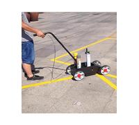 Heavy Duty Manual Paint Line MarkerIdeal for Parking Spaces Warehouse Floors Sports CourtsDurable Paint Striper for Accurate Line Marking