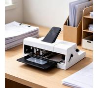 Heavy-Duty Manual Stapler with 10 Boxes of Staples, Center-Stitch for A3/A4 Paper, 50-Sheet Capacity, Ideal for Office and Family Use