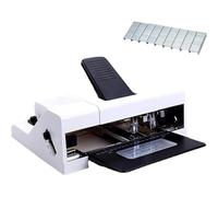 Heavy Duty Manual Stapler with Labor-Saving Lever Supports 2-50 Pages Paper Feeding Depth 2-210mm Independent Replaceable Movement for A3/A4