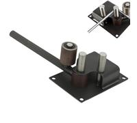 Heavy Duty Manual Steel Bar Bender Tool for 4-14mm Steel Rod, Portable Rebar Bending Machine for Construction and Pipe Hard Material