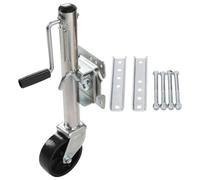 Heavy Duty Marine Swivel Trailer Jack - Jockey Wheel Trailer Stand Kit, Automatic Horse Racing Wheel, With 15cm Vertical Load 450Kg, 25.4cm Vertical Travel, For Boat/Caravan