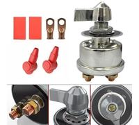 Heavy Duty Master Battery Disconnect Switch 12V 300A With Quick Disconnect For Power Safety On RVs, Yachts, Trailers, Trucks, Off Road And Heavy Duty Equipment(red)