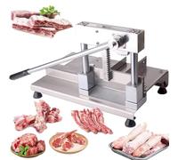Heavy Duty Meat Bone Cutter, Rib Slicer Machine, All Steel Blade for Butchering Beef, Goat, Pig, Fish, and Kitchen Use