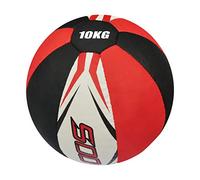 Heavy Duty Medicine Ball, 8kg/10kg/12kg, Red and Black, Professional Weighted Exercise Slam Ball Strength Training, Home Gym, Fitness Workout, Weight Lifting Cardio, MMA (10 KG)
