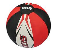Heavy Duty Medicine Ball, 8kg/10kg/12kg, Red and Black, Professional Weighted Exercise Slam Ball Strength Training, Home Gym, Fitness Workout, Weight Lifting Cardio, MMA (8 KG)