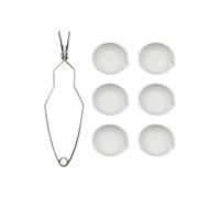 Heavy Duty Melting Crucible Bowl Dish Cup Collection Includes Multiple Capacity Bowls and Tongs for Extreme Heat Casting Gold Melting Crucible Bowl