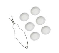 Heavy Duty Melting Crucible Bowl Dish Cup Collection Includes Multiple Capacity Bowls and Tongs for Extreme Heat Casting Smelting Combination