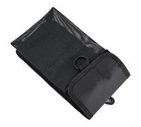 Heavy Duty Mesh Scuba Gear Bags with Swivel Buckles & D-Ring for SMB Reel Snaps, Compact Dive Storage Pouch for BCD Weight Belt, Black(A Black)