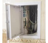 Heavy-Duty Metal Access Panel with Handle and Latch, Ceiling and Wall Mount Access Hole Cover, Plumbing Cover Plate for Garage Bathroom RV(8x8in(200x200mm))