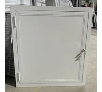 Heavy-Duty Metal Access Panel with Key Latch for Concealed Plumbing and Cables, Wall Ceiling Attic Door Solution