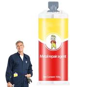 Heavy Duty Metal Adhesive, Industrial Waterproof Glue For Stainless Steel Or Acrylic Repairs, Strong Bond Sealant For Cement Home Appliances Automotive Fixes, 4.92x1.97 Inches