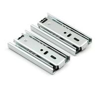 Heavy Duty Metal Ball Bearing Drawer Slides 100mm (4inch) Kitchen Drawer Rails 45mm Wide 45kg Capacity 2pcs Smooth Roller Runner for Easy Gliding