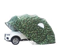 Heavy Duty Metal Carport Shelter - Semi-Automatic Hydraulic Folding Canopy for Outdoor Garage, Portable Cold-Proof Awning