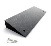 Heavy Duty Metal Curb Ramps, 4'' Rise, 13227 LBS/6T Capacity for Driveway, Loading Dock, Bike, Vehicle, Warehouse, Sidewalk, Wheelchair(10 cm/3.9 in)