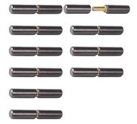 Heavy Duty, Metal Detachable, Weld On, 10 Pcs Weldable Barrel Hinges, for Swing Doors, Windows, Trailer Ramps, 2-1/4 in Weld On Door Hinges, Trailer Gates