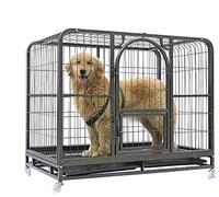 Heavy Duty Metal Dog Cage Collapsible Board Build Long Baby Circle Pet Dome Training Indoor Outdoor Fence Tent - Simple and Sturdy