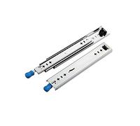 Heavy-Duty Metal Drawer Slides Full Extension Side Mount Ball Bearing Ultra Quiet 55-60 Inch 30In/75Cm Smooth Sliding Rails for Kitchen Office Cabinets