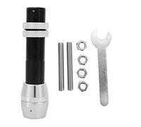 Heavy Duty Metal Fishing Rod Reel Seat Set High Strength Anti Rust Durable Fisher Replacement DIY Accessory for Fishing Enthusiasts Orange Blue Black Red Silver Black White Green (black body white