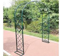 Heavy Duty Metal Garden Arch Trellis for Climbing PlantsGalvanized Freestanding Structure for Rose Bushes Vines and Garden Decor Support