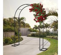 Heavy Duty Metal Garden Arch Trellis for Outdoor Wedding Decorations, 280cm Climbing Pergola Stand for Baby Showers & Bridal Events, Brass Finish, Elegant Patio Accent