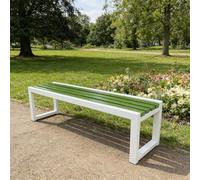 Heavy-Duty Metal Garden Bench - 400 lb Capacity, Rustproof & Weatherproof Outdoor Seating for Patio, Deck & Garden - Modern Design for Relaxation & Comfort (150x40x45cm)