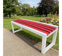 Heavy-Duty Metal Garden Bench, 400 lb Capacity, Rustproof & Weatherproof Outdoor Seating for Patio, Deck & Garden - Ideal for Relaxation & Comfort (150x40x45cm)