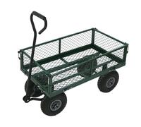 Heavy Duty Metal Gardening Trolley Cart Oypla Green One Size