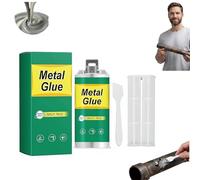 Heavy Duty Metal Glue, Waterproof Epoxy Casting Adhesive, Quick 5-Minute Setting Repair Paste, Permanent for Metal, Plastic, Ceramic, Wood, Glass & Concrete