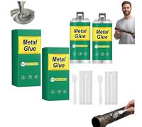 Heavy Duty Metal Glue, Waterproof Epoxy Casting Adhesive, Quick 5-Minute Setting Repair Paste, Permanent for Metal, Plastic, Ceramic, Wood, Glass & Concrete