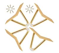 Heavy Duty Metal Hairpin Legs for DIY Furniture - Set of 4 Stylish Gold/Black Table Legs for Sofas, Cabinets, Coffee Tables & Desks with Floor Protectors