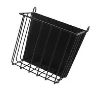 Heavy-Duty Metal Hay Feeder for Small Pets, Anti-Spill Base & Space-Saving Cage Mount Anti Tip Rabbits Grass Rack with Metal Frame