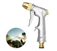 Heavy Duty Metal Hose Pipe Spray Gun,Durable Garden Hose Spray Gun with Adjustable Nozzle for Car and Pet Washin Plant Watering Lawn Care and Outdoor Cleaning Tasks