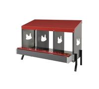 Heavy Duty Metal Nesting Boxes for Secure Egg Laying and Efficient Collection in Poultry Coops