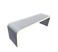 Heavy-Duty Metal Outdoor Bench, 500kg Load Capacity, No Assembly Required, Perfect for Patios, Gardens, Balconies, Parks - 180cm White Garden Furniture
