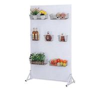 Heavy Duty Metal Pegboard Kit Versatile Wall Mounted Storage Rack for Garage Crafts Tools & Kitchen Durable Steel Display System for Maximum nization