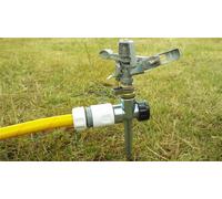 ALL METAL lawn /grass flick around sprinkler,fully adjustable head