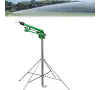 Heavy-duty Metal Pulse Sprinkler Gun with Bracket, Nozzles, Diameter 40-100m, Pressure Adjustable 4-8bar, for Outdoor Lawn