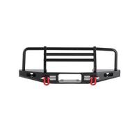 Heavy Duty Metal RC Car Front Bumper Adjustable Height Black for Axial SCX10 SCX10 II 90046 90047 1/10 Scale RC Crawler Upgrade Part 200x60x68mm