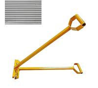 Heavy Duty Metal Roofing Tool for Drip Edge and Flashing, Practical Installation for Flat and Low Slope Roofs, Ideal for Eave Hemming and Roof Projects
