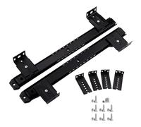 Heavy Duty Metal Runners 350mm Home Office Computer Keyboard Tray Slides Guides, 1-Pair/Support 35kg, Versatile Ball Bearing Runners for Drawer/Pull-Out Shelf Under Desk