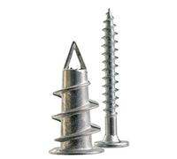 Heavy Duty Metal Self-Drill Plasterboard Fixings with Screws 20pk -Superior Tight Grip & Strong Hold-Plasterboard Wall Fixing-Driva Plasterboard Fixings-Metal Self-Drill Anchor 28mm (Pack of 20)