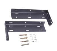 Heavy Duty Metal Shelves Brackets Thicked Invisible L Brackets Wall Mounted Layer Board Bracket Enduring Easy Installation No Drilling