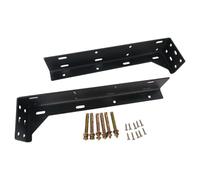 Heavy Duty Metal Shelves Brackets Thicked Invisible L Brackets Wall Mounted Layer Board Bracket Enduring Easy Installation No Drilling